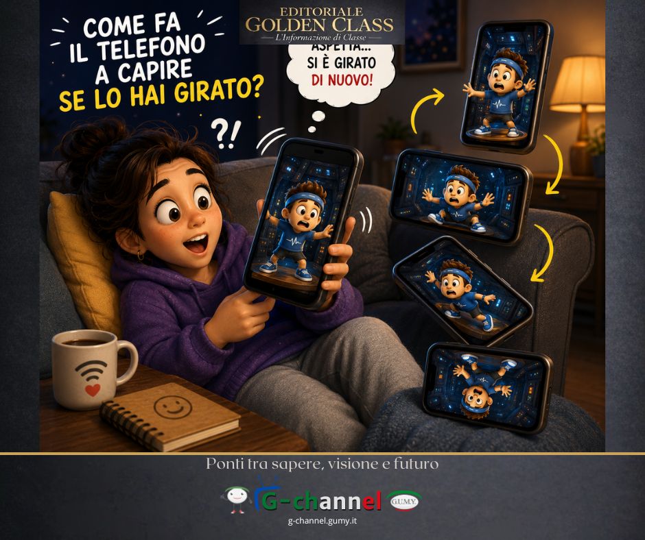 Come fa il telefono a capire se lo hai girato?